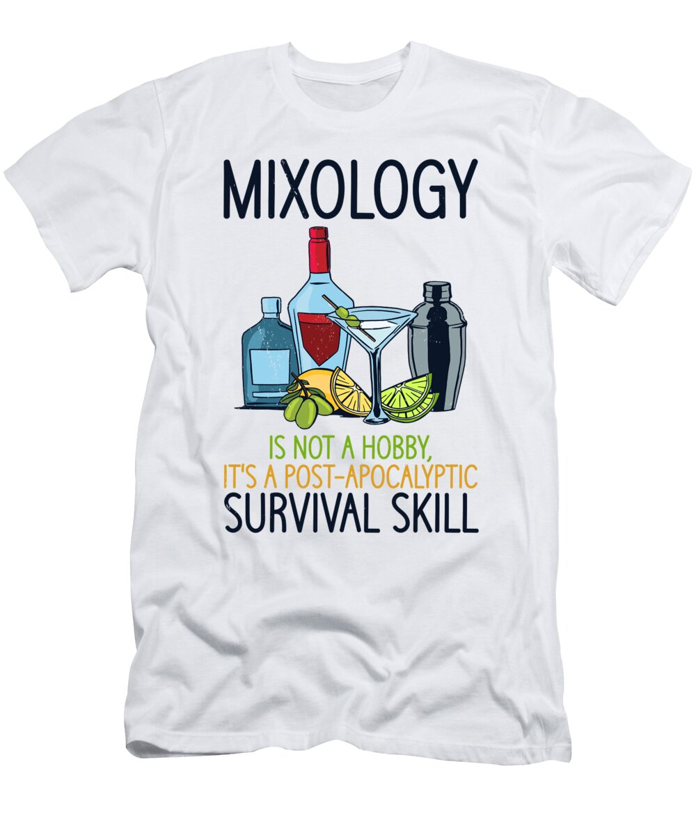 Bartender Mixologist Cocktails Bar Drinks Toms Store T-Shirt