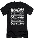 Bartender Profesional Sarcasm Job Gift Item Shi Hu Kang T-Shirt