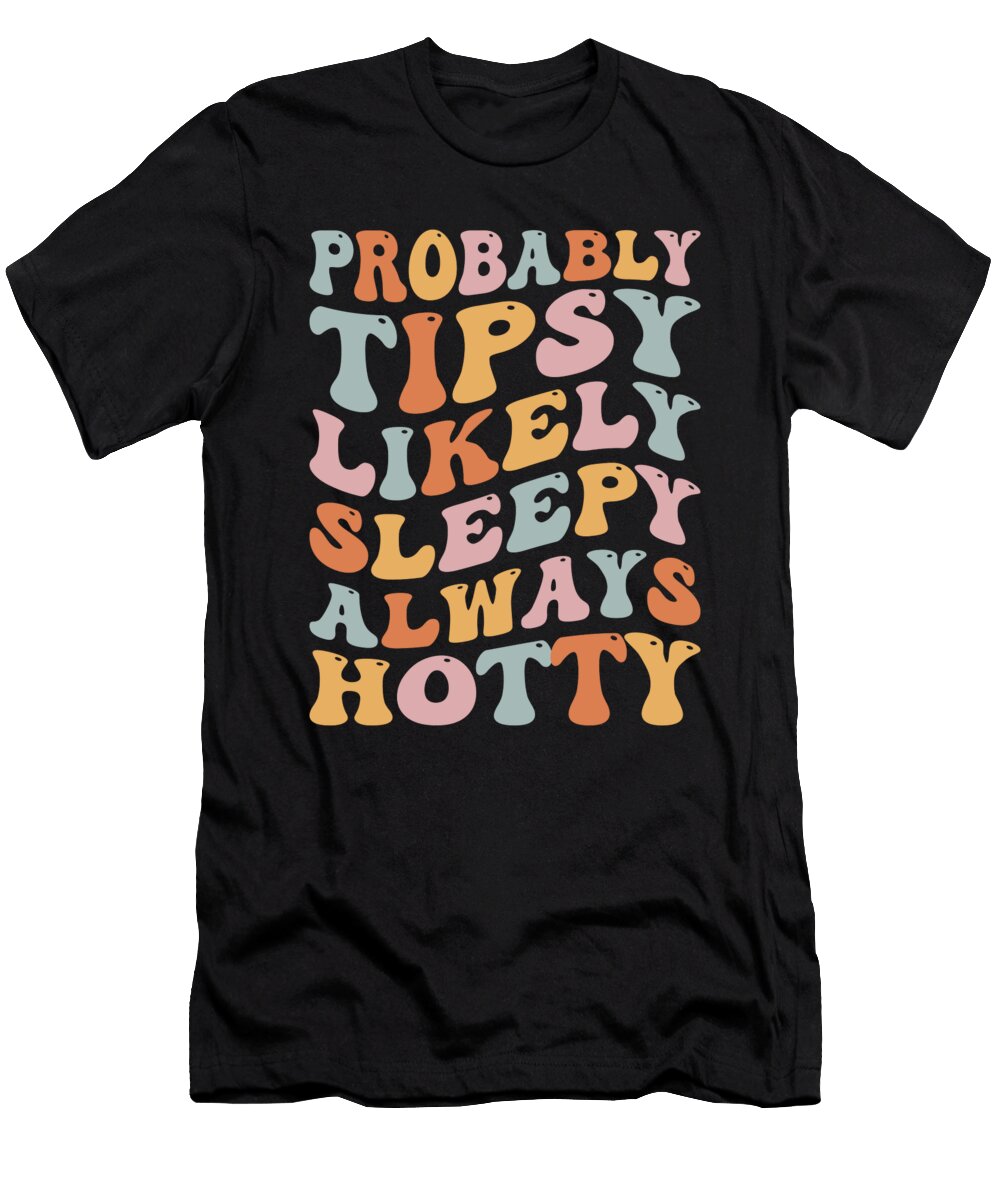 Bartender Retro Groovy Bartending Me T-Shirt