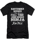 Bartender Server Ninja Job Gift Item Shi Hu Kang T-Shirt
