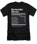 Bartender Server Nutrition Factors Gift Item Shi Hu Kang T-Shirt