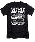 Bartender Server Sarcasm Job Gift Item Shi Hu Kang T-Shirt