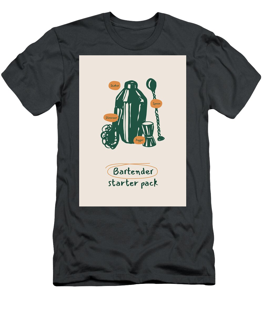 Bartender Starter Pack Murellos Design T-Shirt