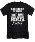 Bartender Waiter Ninja Job Gift Item Shi Hu Kang T-Shirt
