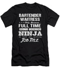 Bartender Waitress Ninja Job Gift Item Shi Hu Kang T-Shirt