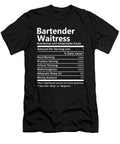 Bartender Waitress Nutrition Factors Gift Item Shi Hu Kang T-Shirt
