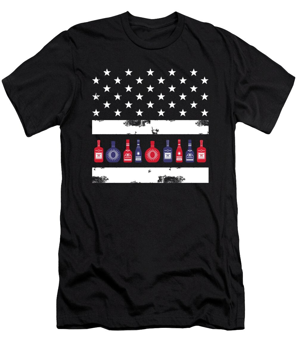 Bartending Flairman Barkeeper Mixologist Barman Bartender Crazy Squirrel T-Shirt