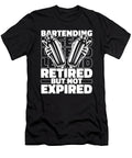 Bartending Retired Bartender Mixologist Barkeeper Barman Crazy Squirrel T-Shirt