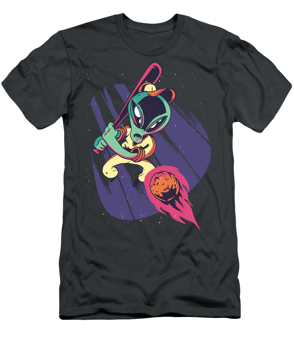 Baseball Alien Space Quang Vu T-Shirt