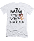 Baseball and Coffee Kind of Girl Th T-Shirt