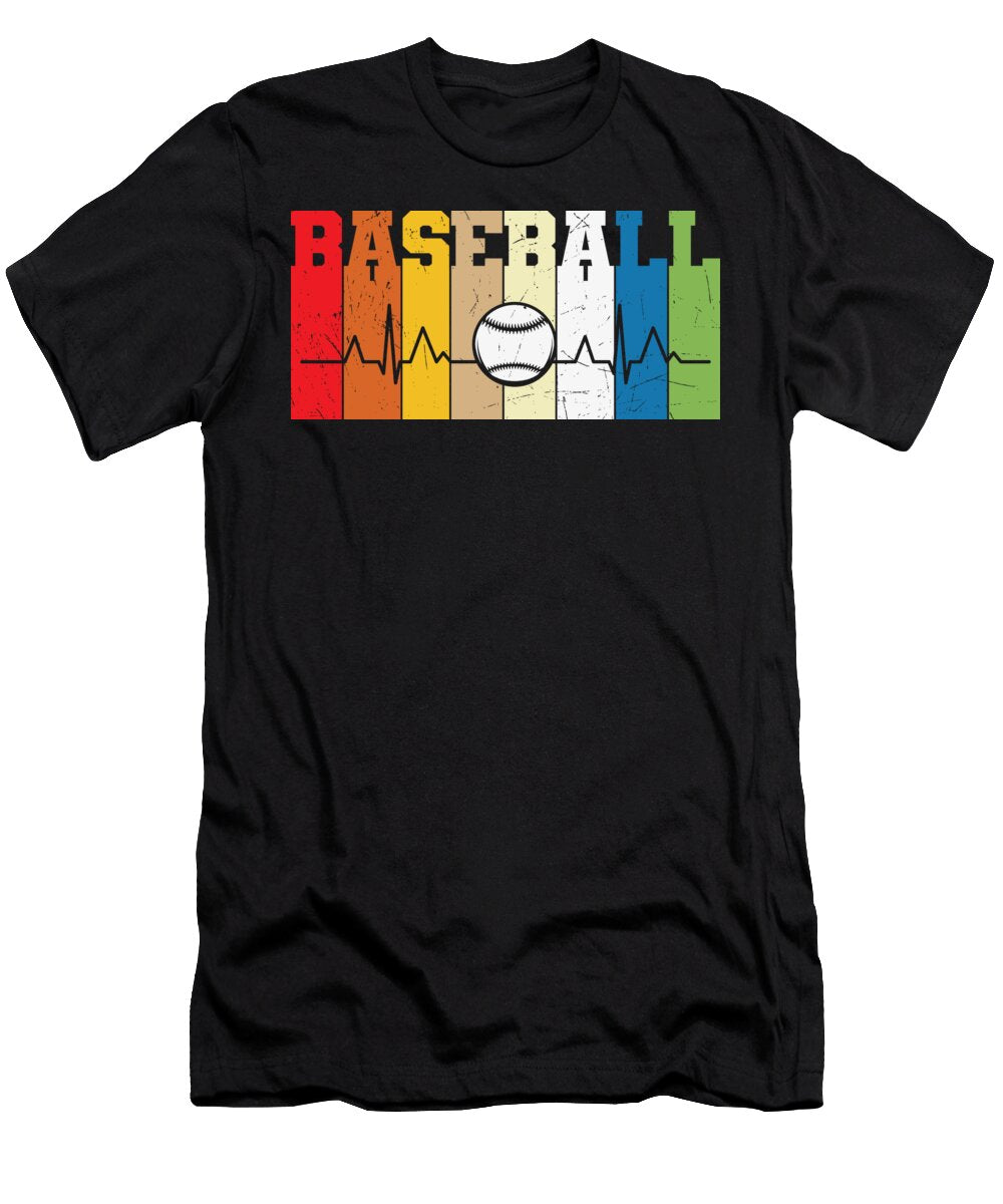 Baseball Heartbeat Sambel Pedes T-Shirt