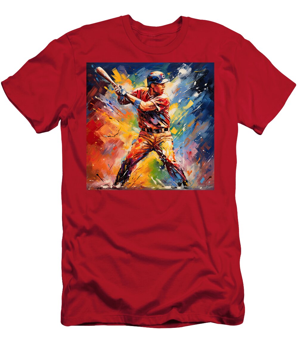 Baseball Impressionist Art Lourry Legarde T-Shirt