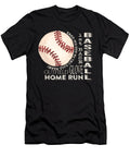 Baseball on Black Jean Plout T-Shirt