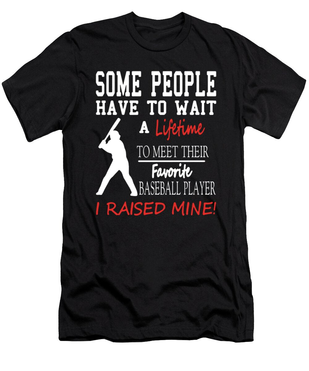 Baseball Player I Raised Mine Tinh Tran Le Thanh T-Shirt