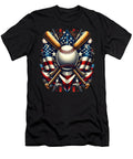 Baseballamerican Flag Quang Vu T-Shirt