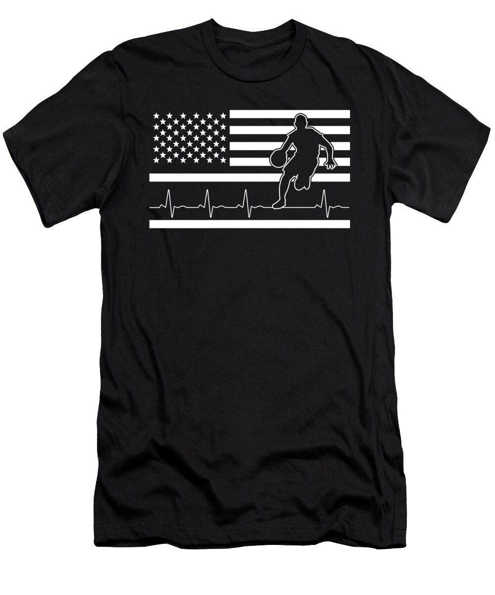 Basketball American Heartbeat Jacob Zelazny T-Shirt