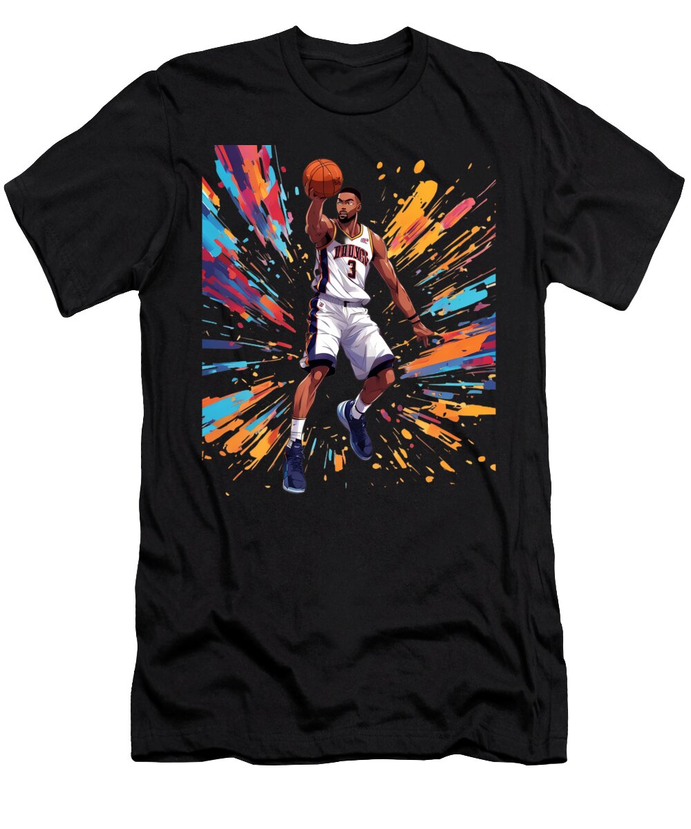 Basketball Fadeaway Anime Girl Nft T-Shirt