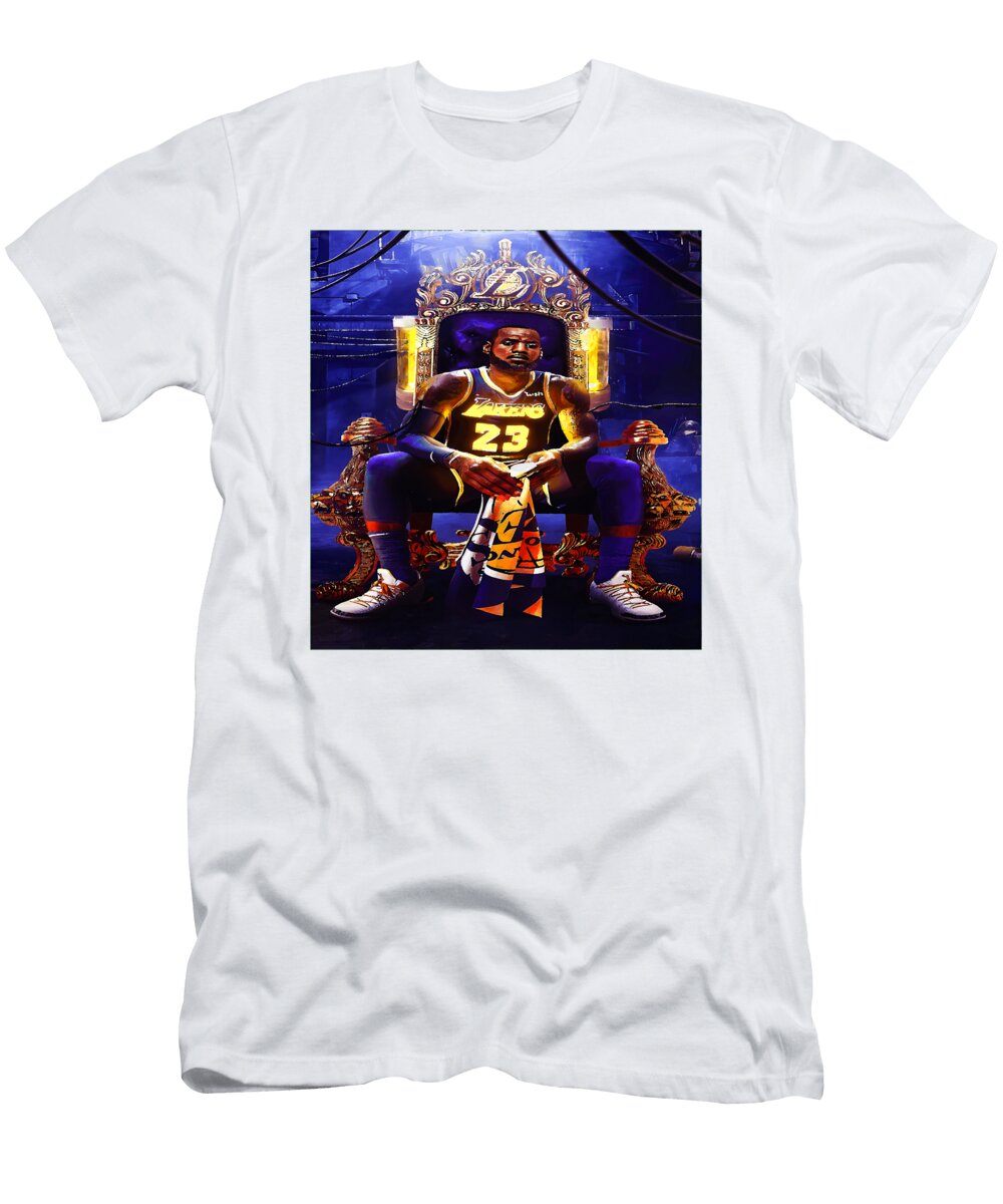 Basketball Legend on Regal Throne Kenvin Tran T-Shirt
