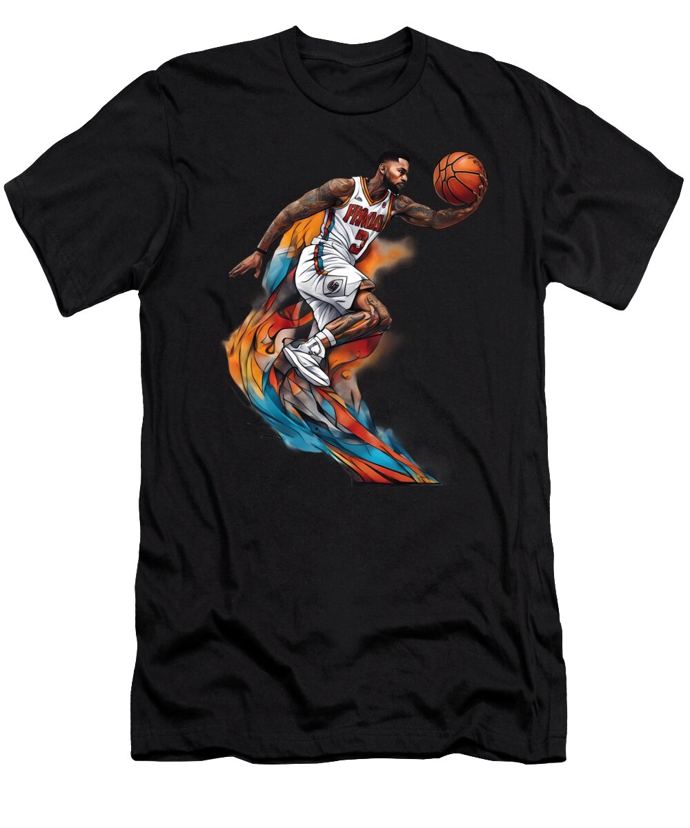 Basketball Playground Anime Girl Nft T-Shirt
