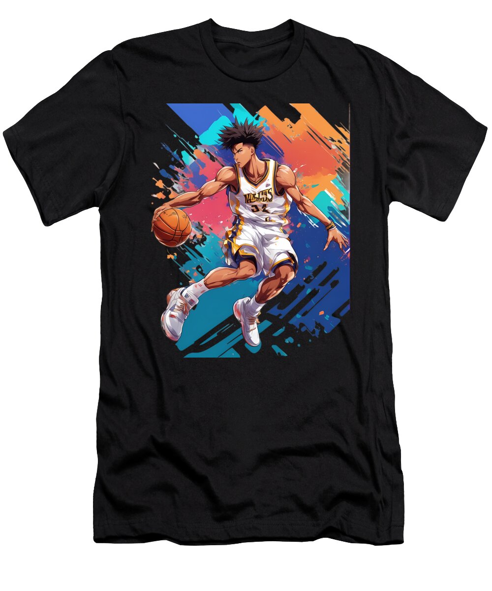 Basketball Stand Anime Girl Nft T-Shirt