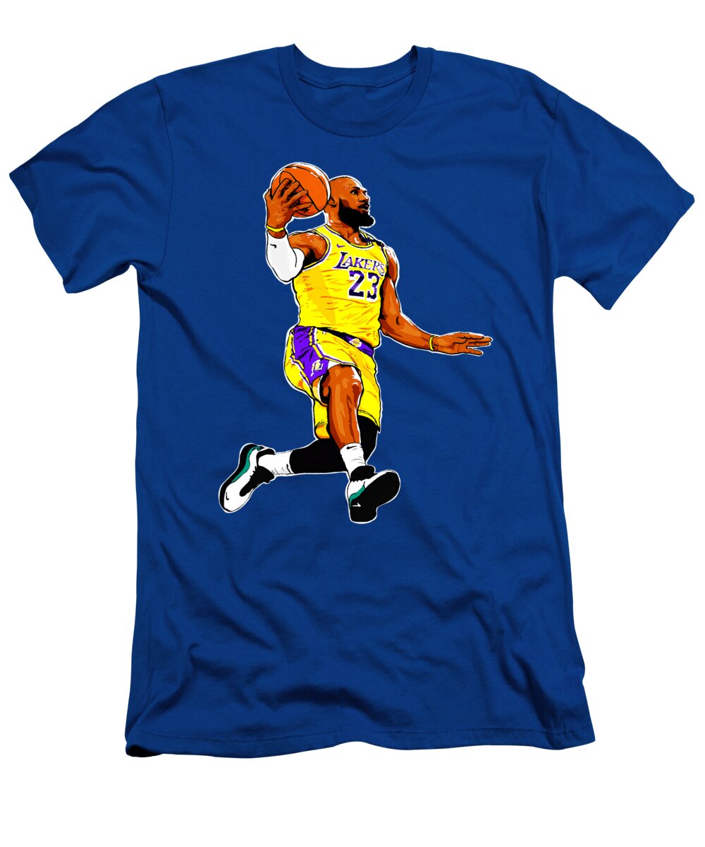 Basketball Star Dunking in Action Kenvin Tran T-Shirt