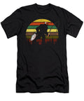 Bass Fishing Bigfoot in Trucker Hat Retro Funny Gift Eboni Dabila T-Shirt