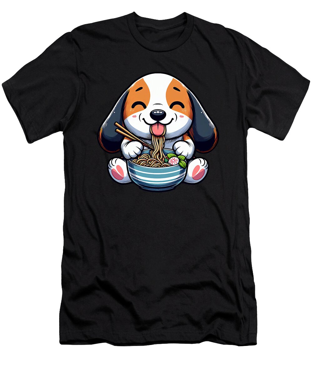 Basset Hound Kawaii Dog of the World Japanese Zyneu Gangd T-Shirt