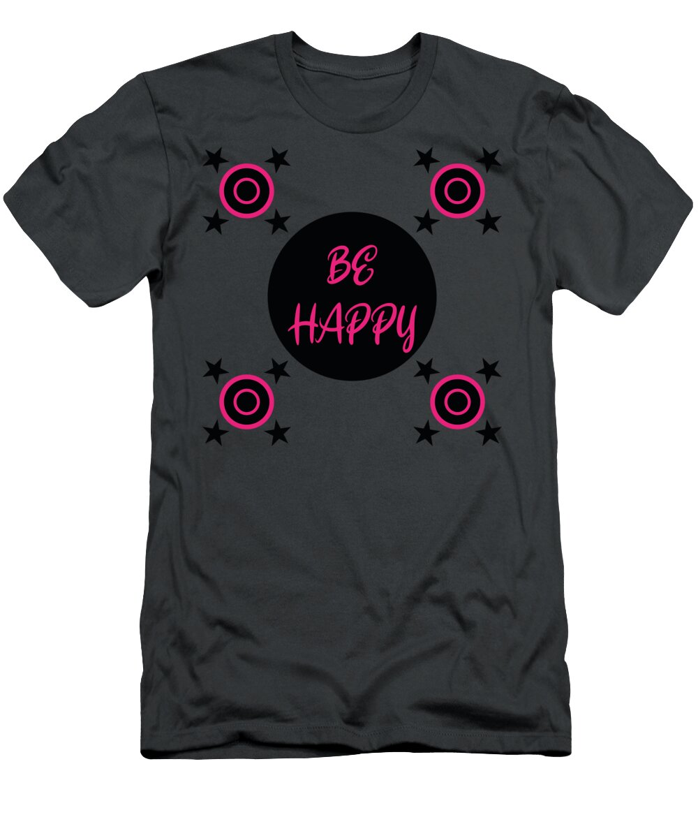 Be Happy in Pink Amy Abou Ghazy T-Shirt