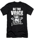 Be the Voice for the Voiceless Veggie Gifts for Vegetarians Tom Schiesswald T-Shirt
