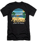 Beach Lover Summer Vacation Travel Surfer Diver Swimmer Home Is Where the Beach Gift Thomas Larch T-Shirt