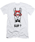 Beautiful Alpaca with Glasses Funny Saying Animal Love Llama Alpaca Vintage Ezone Prints T-Shirt