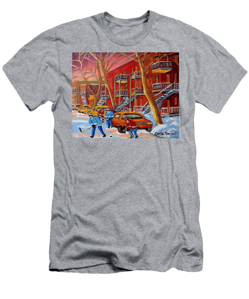 Beautiful Day for Hockey Carole Spandau T-Shirt