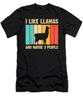 Beautiful Funny Llama Design for Kids Men Women Alpaca Lover Farming Retro Vintage Ezone Prints T-Shirt