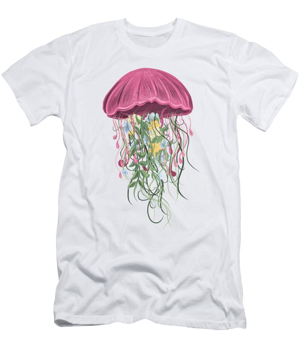 Beautiful Jellyfish Diver for Women Jellyfish Benjamin Burkert T-Shirt