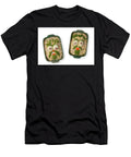 Beef Salad Decorated with Dill Leaves in Form of Two Funny Bearded Faces Flat Lay Close Up Isolated Dorin Puha T-Shirt