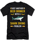 Beer Drinker Shark Diving Diver Petrona Romero T-Shirt