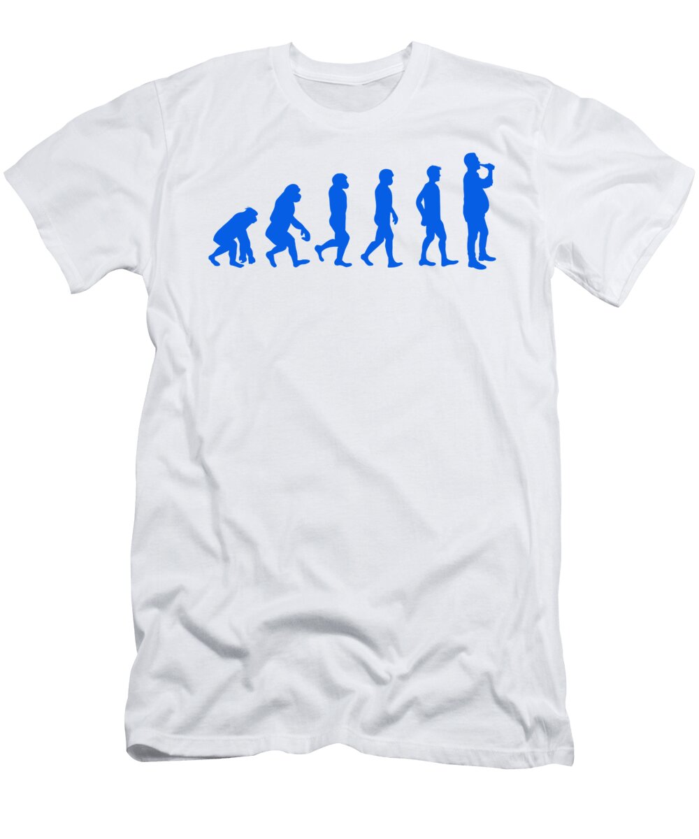 Beer Lover Evolution of the Beer Body Beer Drinker Kanig Designs T-Shirt