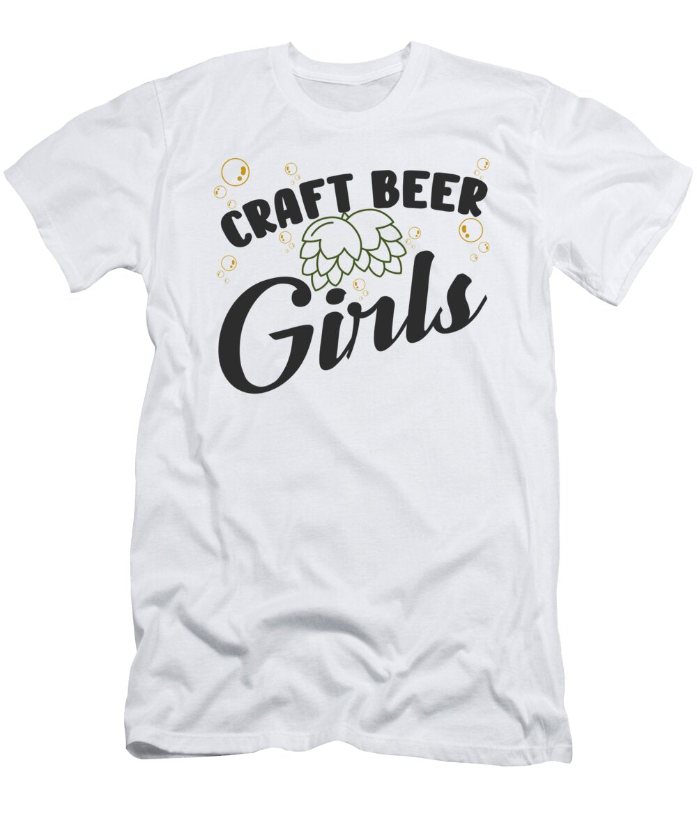 Beer Lover Girl Woman Craft Brewery Craft Beers Toms Store T-Shirt