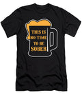 Beer Mug No Time to Be Sober Beer Pun Bartender Gift Beer Drinker Kanig Designs T-Shirt