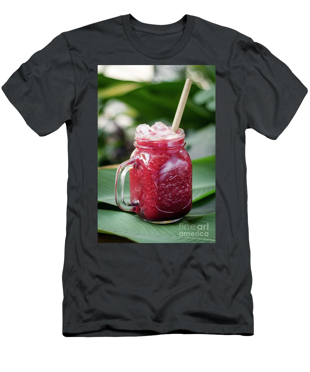 Beetroot and Carrot Healthy Organic Vegetable Smoothie Outdoors Jm Travel Photography T-Shirt
