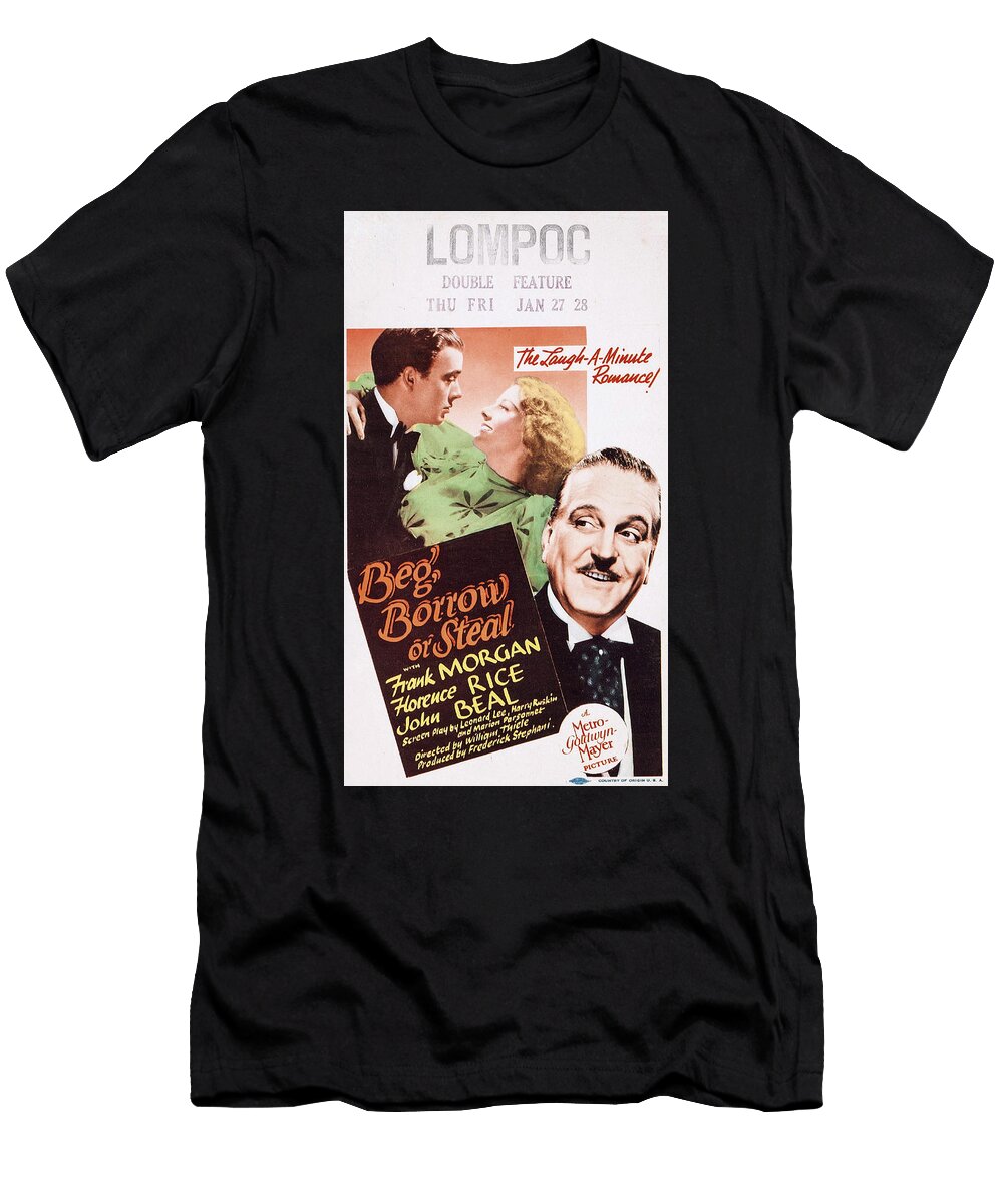 Beg Borrow or Steal 1937 Movie Poster T-Shirt