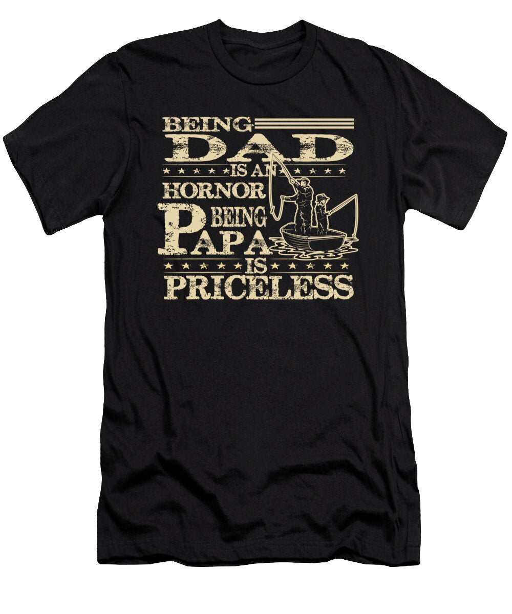 Being Dad Is an Honor Being Papa Is Priceless Do Tran Quang T-Shirt