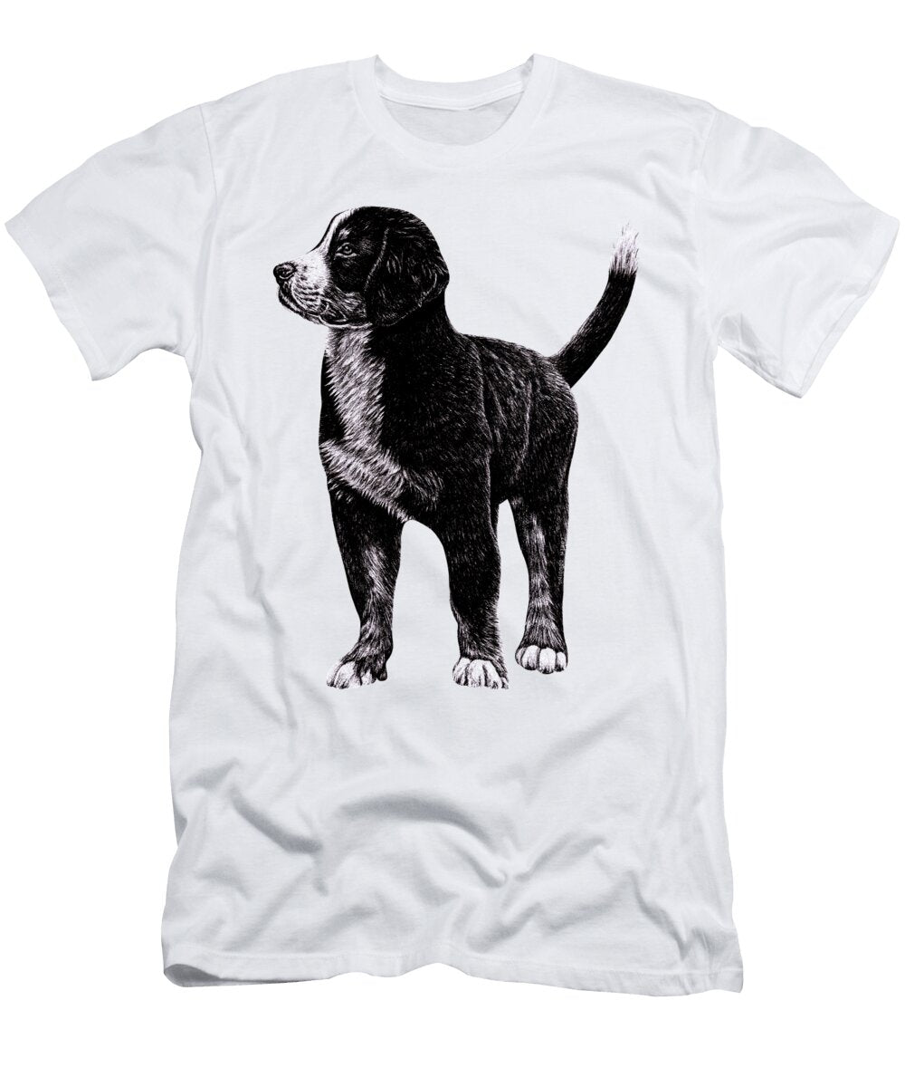Bernese Mountain Dog Puppy Loren Dowding T-Shirt