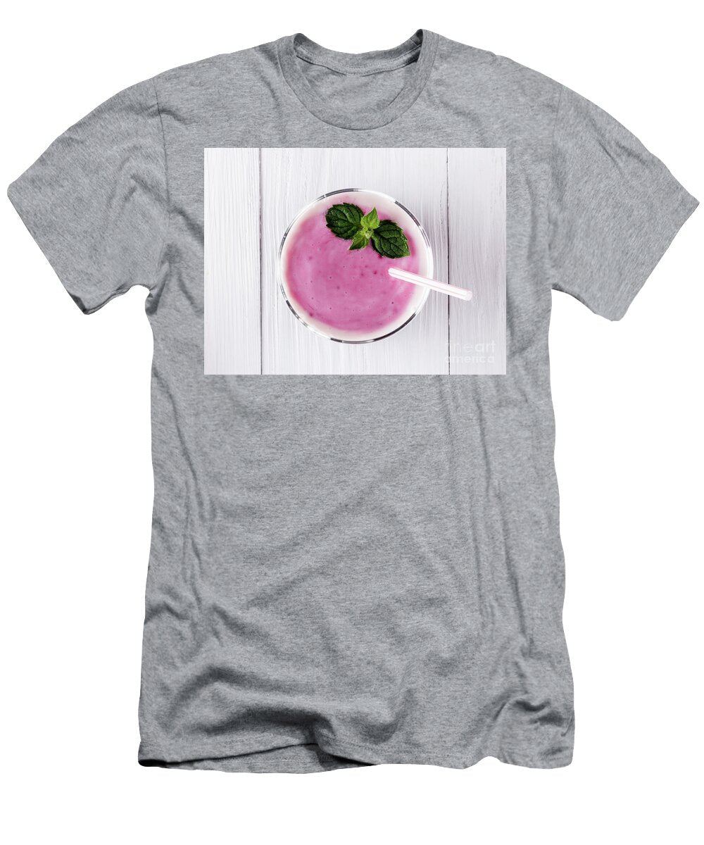Berry Smoothie Decorated with Mint Igor Koshliaev T-Shirt
