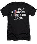 Best Asshole Husband Ever Skull American Couples Shannon Nelson Art T-Shirt