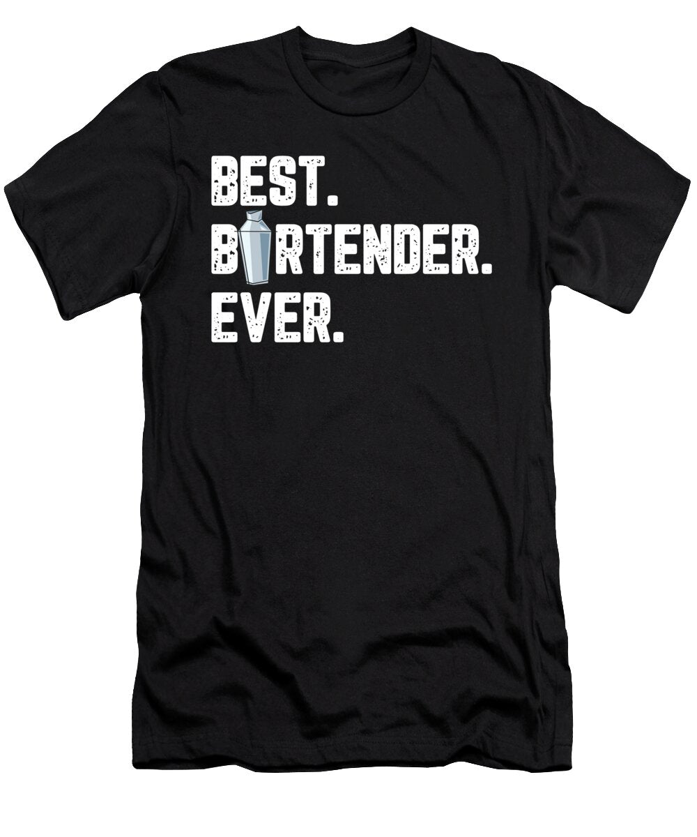 Best Bartender Ever Beer Drinking Barman for a Bartender Tom Schiesswald T-Shirt