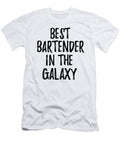 Best Bartender in the Galaxy Funny Sci Fi Lover Gift Nerd Coworker Geek Present Idea Funny Gift Ideas T-Shirt