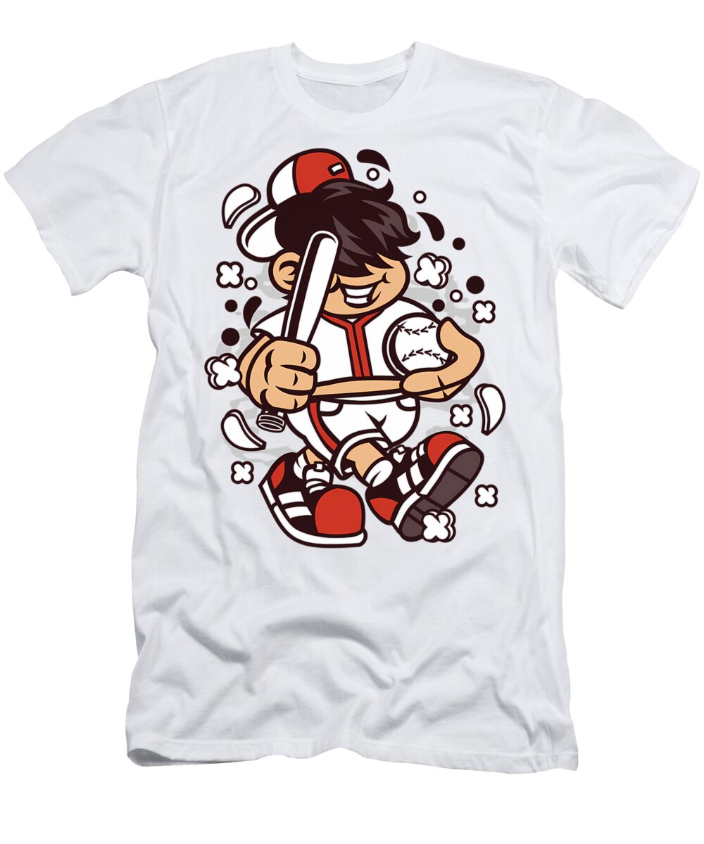 Best Baseball Player Cartoon Character Quang Vu T-Shirt
