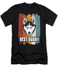 Best Buddy Smiling Husky Greenoptix T-Shirt