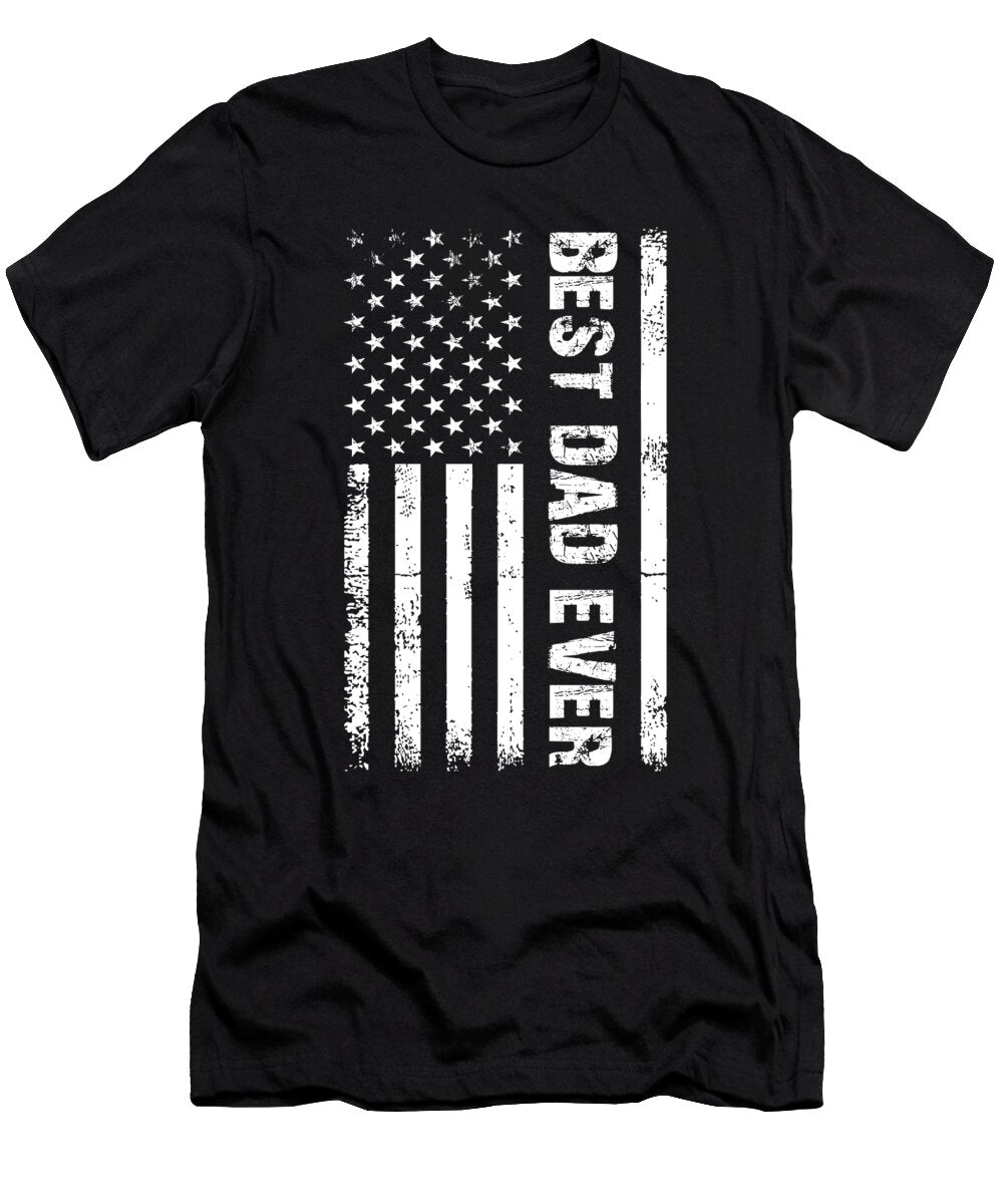 Best Dad Ever Thin White Line Emt Paramedic Fathers Day Fancylife T-Shirt